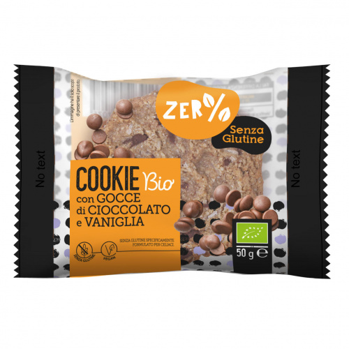 Cookie con gocce di cioccolato e vaniglia