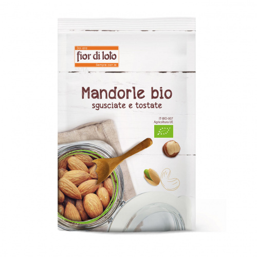 Mandorle sgusciate pelate  e tostate