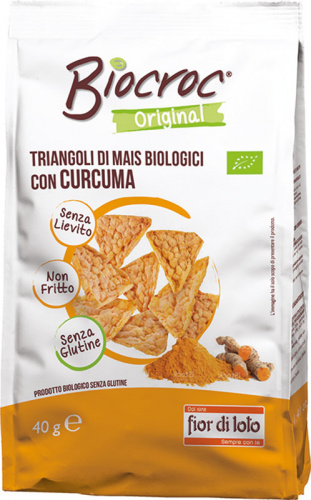 Biocroc triangoli di mais e curcuma