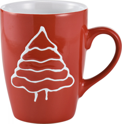 Mug with Xmas Tree - Rossa