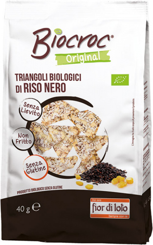 Biocroc Triangoli di riso nero