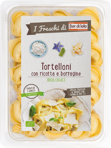 Tortelloni con ricotta e borragine