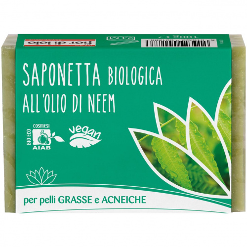 Saponetta all'olio di Neem - Per pelli grasse e impure