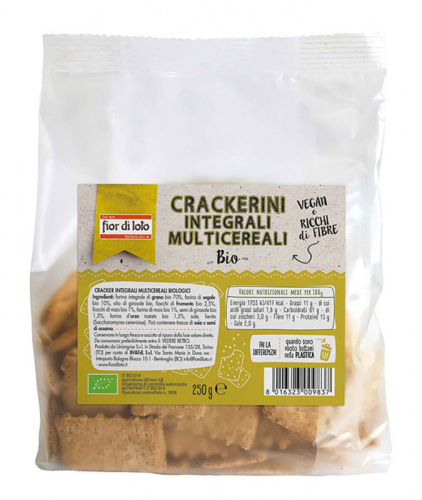 Crackerini multicereali integrali