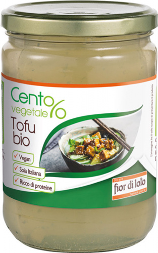 Tofu naturale in vaso