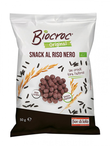 Snack al riso nero