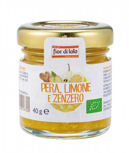 Minicomposta pera, limone e zenzero