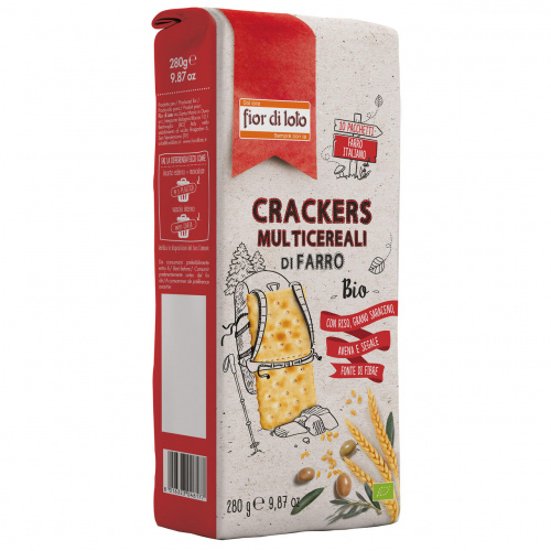 Crackers multicereali di farro