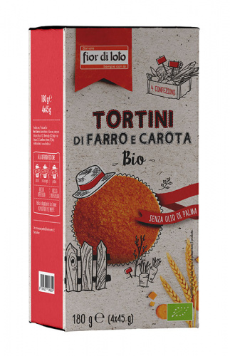 Tortini di farro e carota