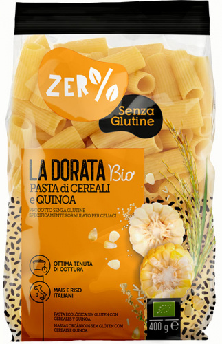 La Dorata - Rigatoni senza glutine di cereali e quinoa