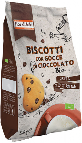 Biscotti con gocce di cioccolato