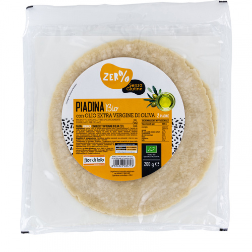 Piadina con olio extra vergine di oliva