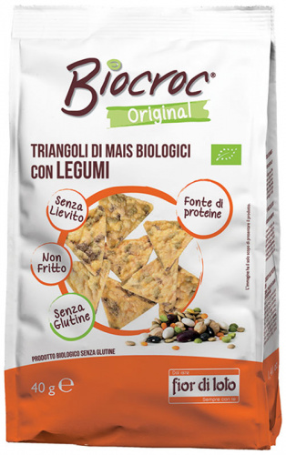 Biocroc triangoli con legumi