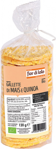 Gallette mais e quinoa