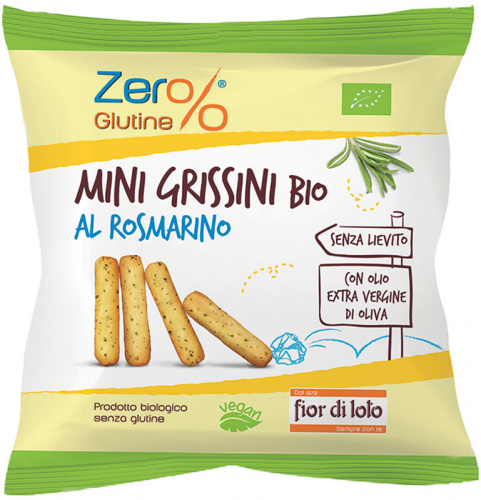 Mini grissini al rosmarino monodose