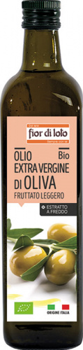 Olio extra vergine di oliva bio fruttato leggero