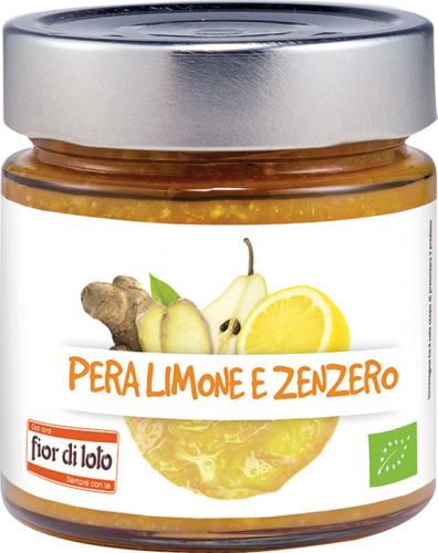 Composta di pera limone e zenzero