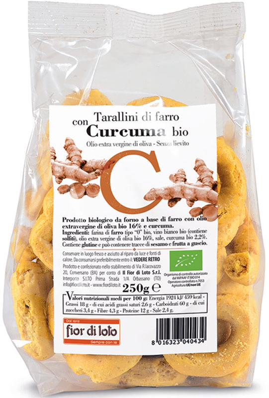 Tarallini di farro e curcuma