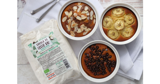 Mug cake al cocco in 3 versioni