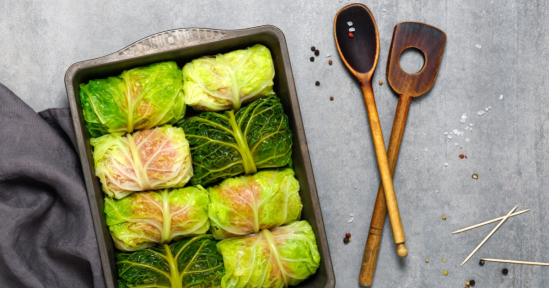 Involtini di verza e tofu