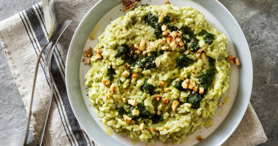 RISOTTO AL CAVOLO NERO E FRUTTA SECCA