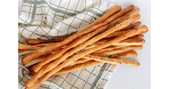 Grissini croccanti con farina di lenticchie rosse