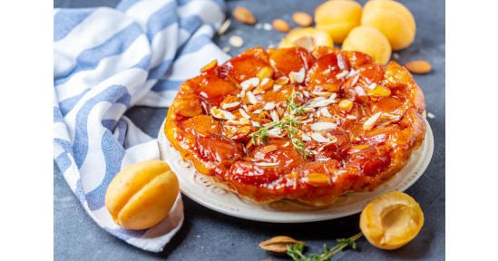 Tarte tatin alle albicocche